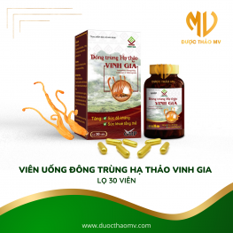 Viên nang Đông Trùng Hạ Thảo Vinh Gia hộp 30 viên