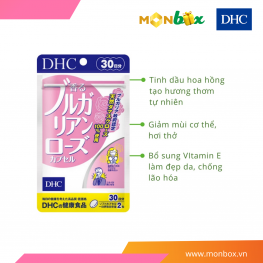 DHC Bulgarian Rose Capsule - Thực phẩm bảo vệ sức khỏe (30 days)