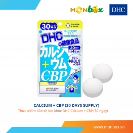 DHC Calcium + CBP - Thực phẩm bảo vệ sức khỏe (30 days)