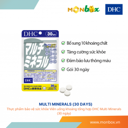 DHC Multi Minerals (30days) - Thực phẩm bảo vệ sức khỏe