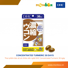 DHC Concentrated Turmeric - Thực phẩm bảo vệ sức khỏe (30 days)