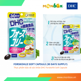 DHC Forskohlii Soft Capsule (30days) - Thực phẩm bảo vệ sức khỏe