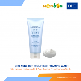 DHC Acne Control Fresh Foaming Wash - Sữa rửa mặt