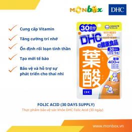 DHC Folic Acid (30days) - Thực phẩm bảo vệ sức khỏe