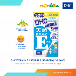 DHC Natural Vitamin E (Soybean) (30days) - Thực phẩm bảo vệ sức khỏe