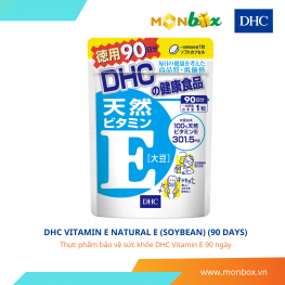 DHC Natural Vitamin E (Soybean) (90days) - Thực phẩm bảo vệ sức khỏe
