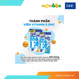 DHC Natural Vitamin E (Soybean) (90days) - Thực phẩm bảo vệ sức khỏe